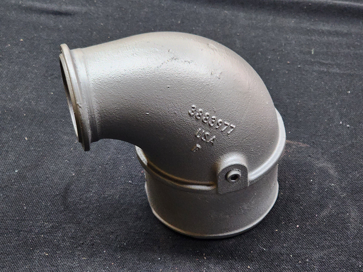 2008 CUMMINS ISM DIESEL ENGINE 3883977 Air Transfer Elbow Tube For Sale
