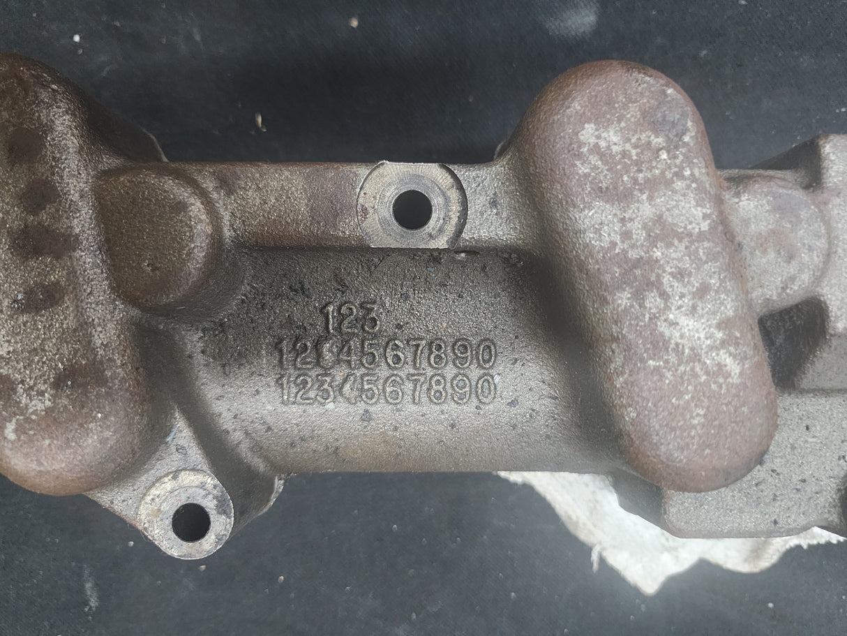 International DT466E EGR Diesel Engine Fuel and Oil Manifold Rail Part# 1841968C4 For Sale