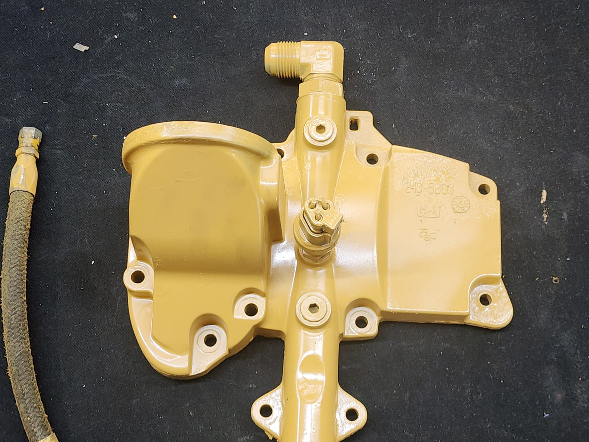 2004 Caterpillar C9 8.8L Diesel Engine Cylinder Block Breather 2435203 For Sale