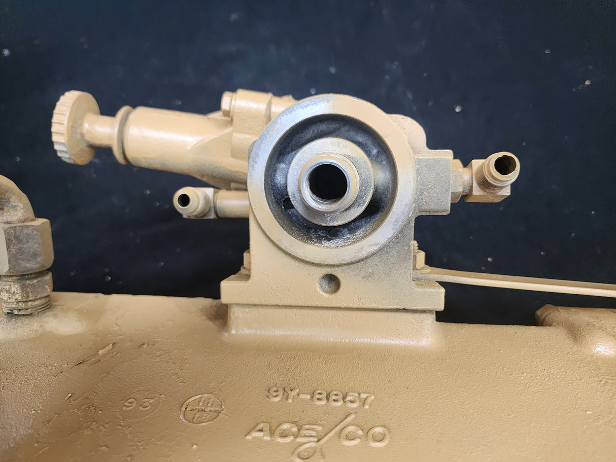 Caterpillar 3406C Diesel Engine Intake Manifold W/Oil Canister OEM 9Y8857 For Sale