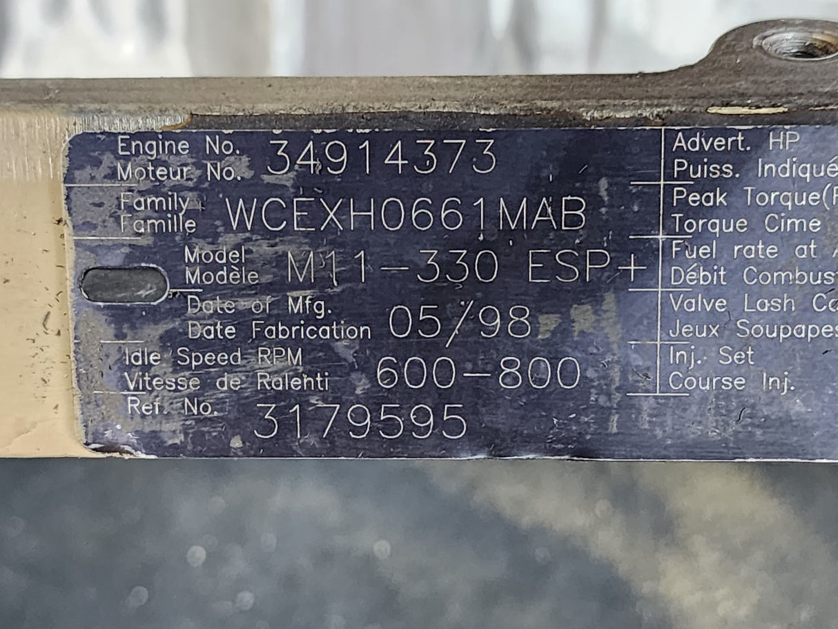 1998 Cummins M11-330 Valve Cover Spacer 3081273 For Sale