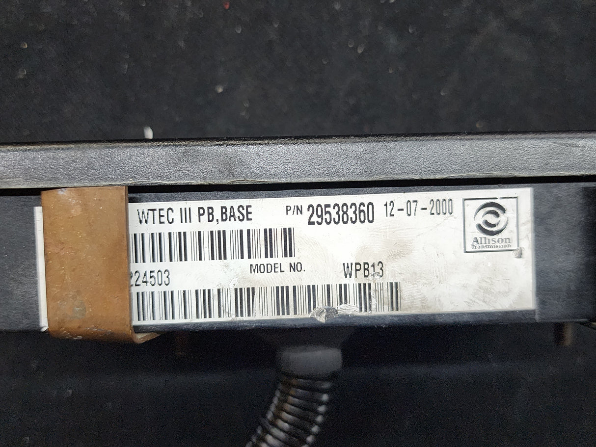 Allison 29538360 Transmission Push Button Electronic Shift Pad For Sale