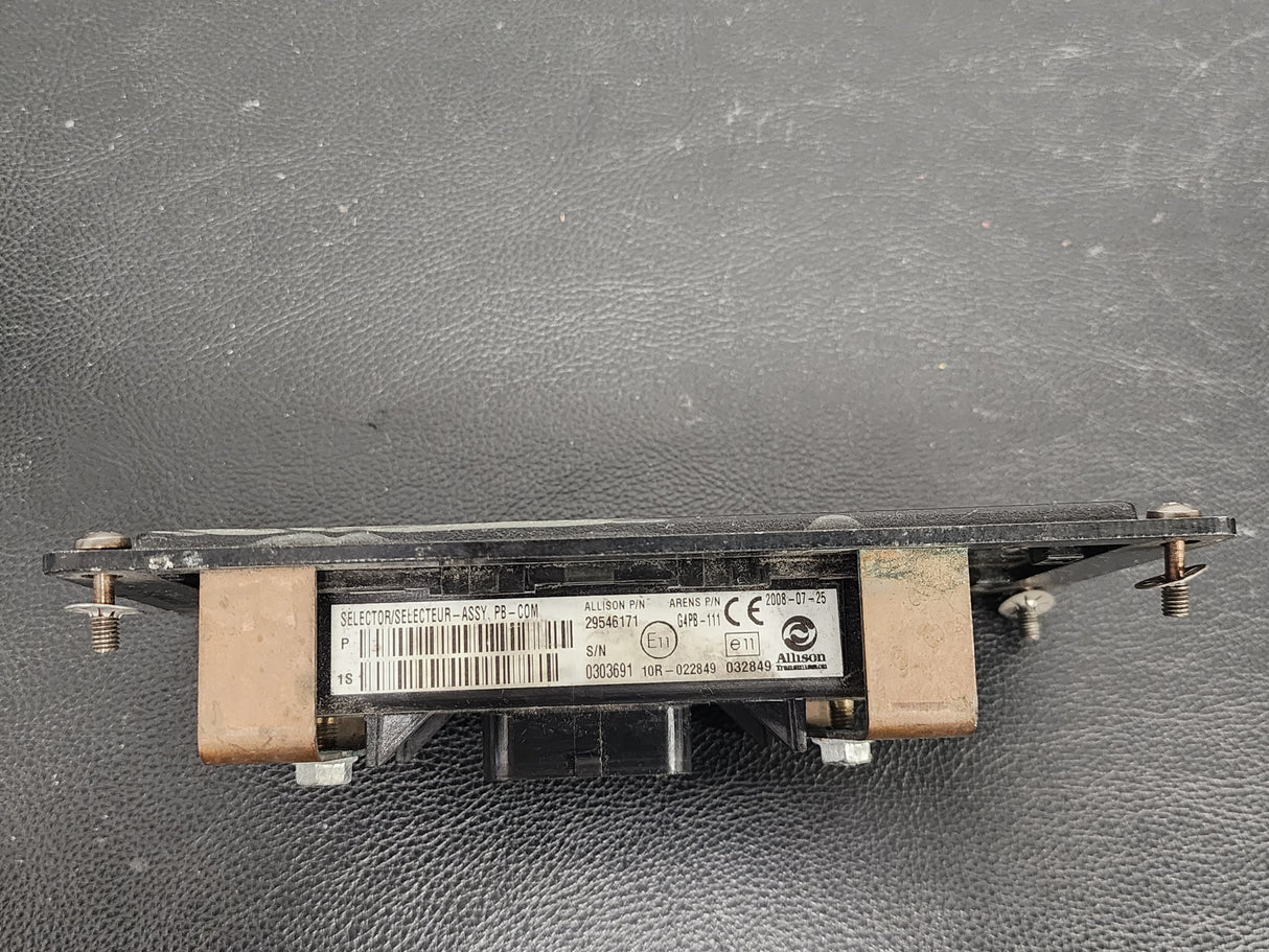Allison 29546171 Transmission Push Button Electronic Shift Pad For Sale