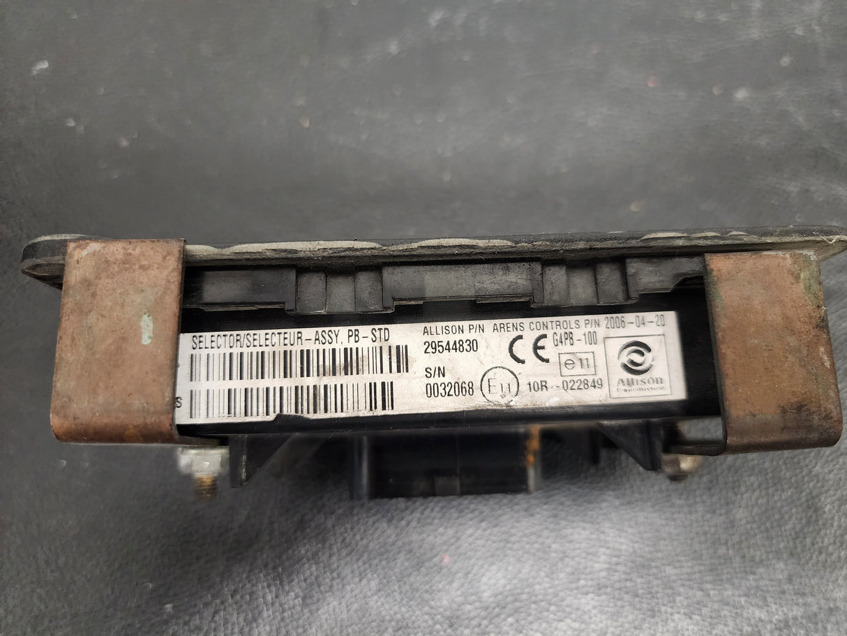 Allison 29544830 Transmission Push Button Electronic Shift Pad For Sale