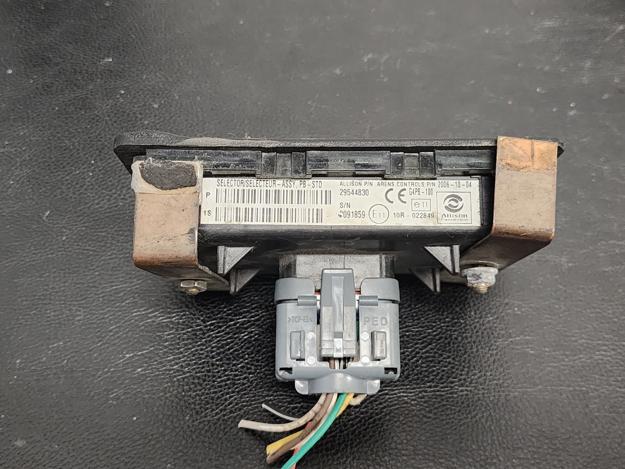 Allison 29544830 Transmission Push Button Electronic Shift Pad For Sale