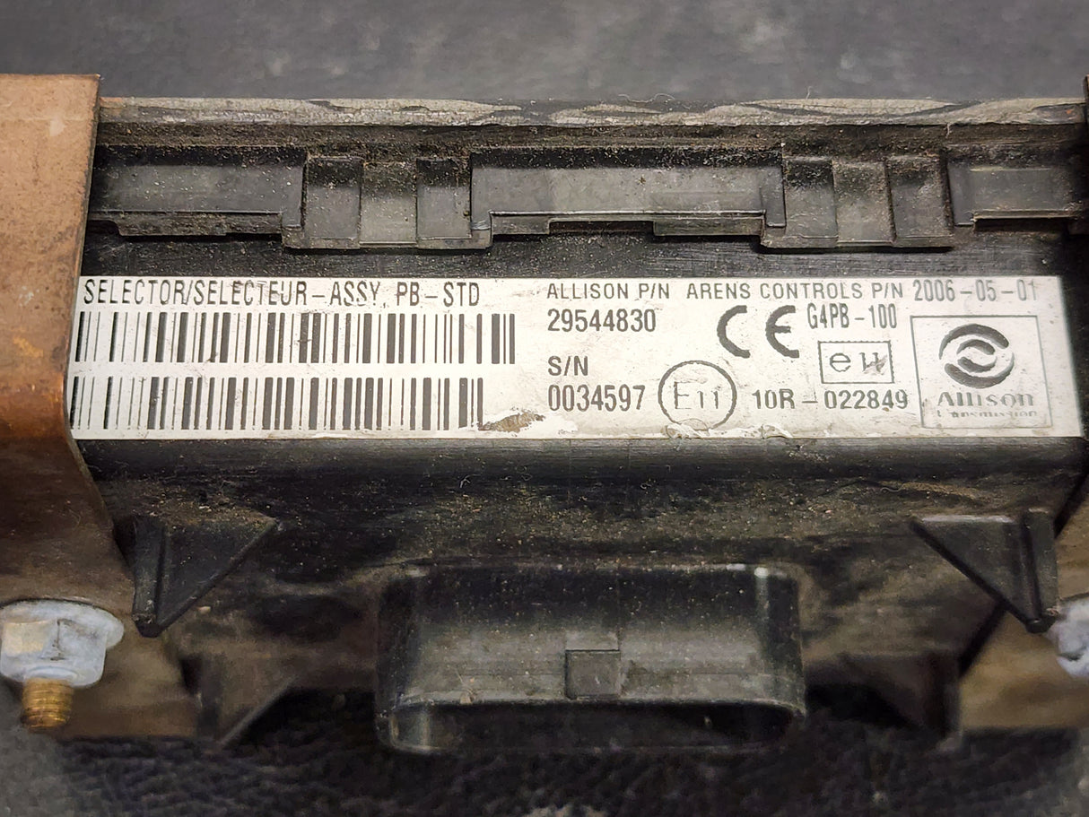 Allison 29544830 Transmission Push Button Electronic Shift Pad For Sale