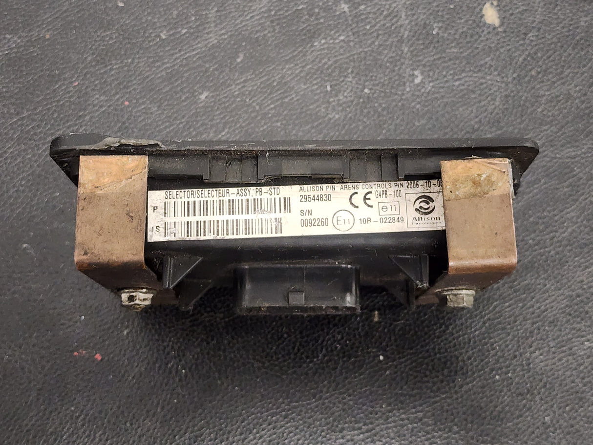 Allison 29544830 Transmission Push Button Electronic Shift Pad For Sale