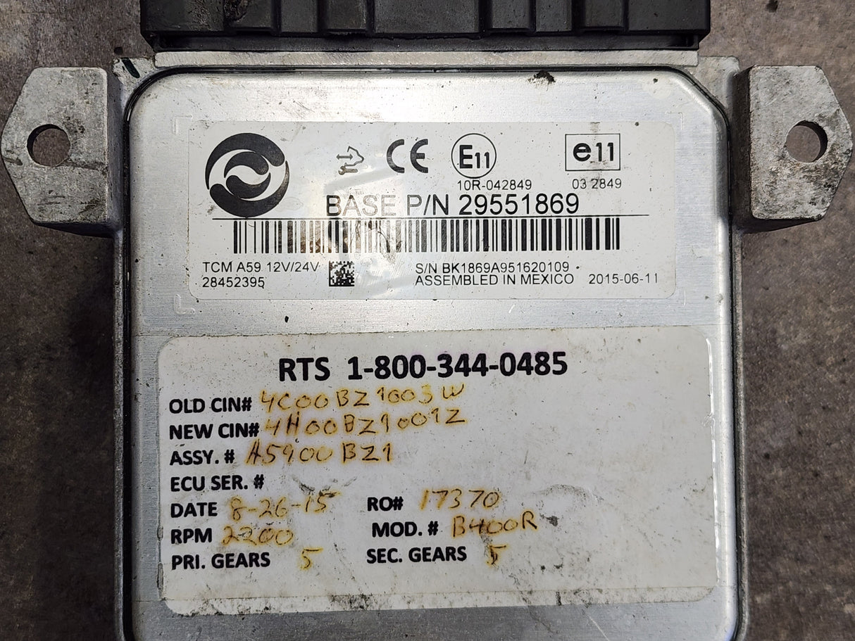 Allison TCM part # 29551869, 10R-042849, E11, 032849, TCM A59