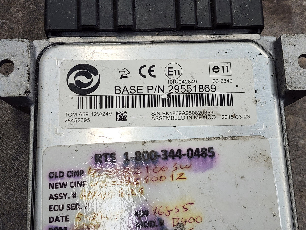 Allison TCM part # 29551869, 10R-042849, E11, 032849, TCM A59