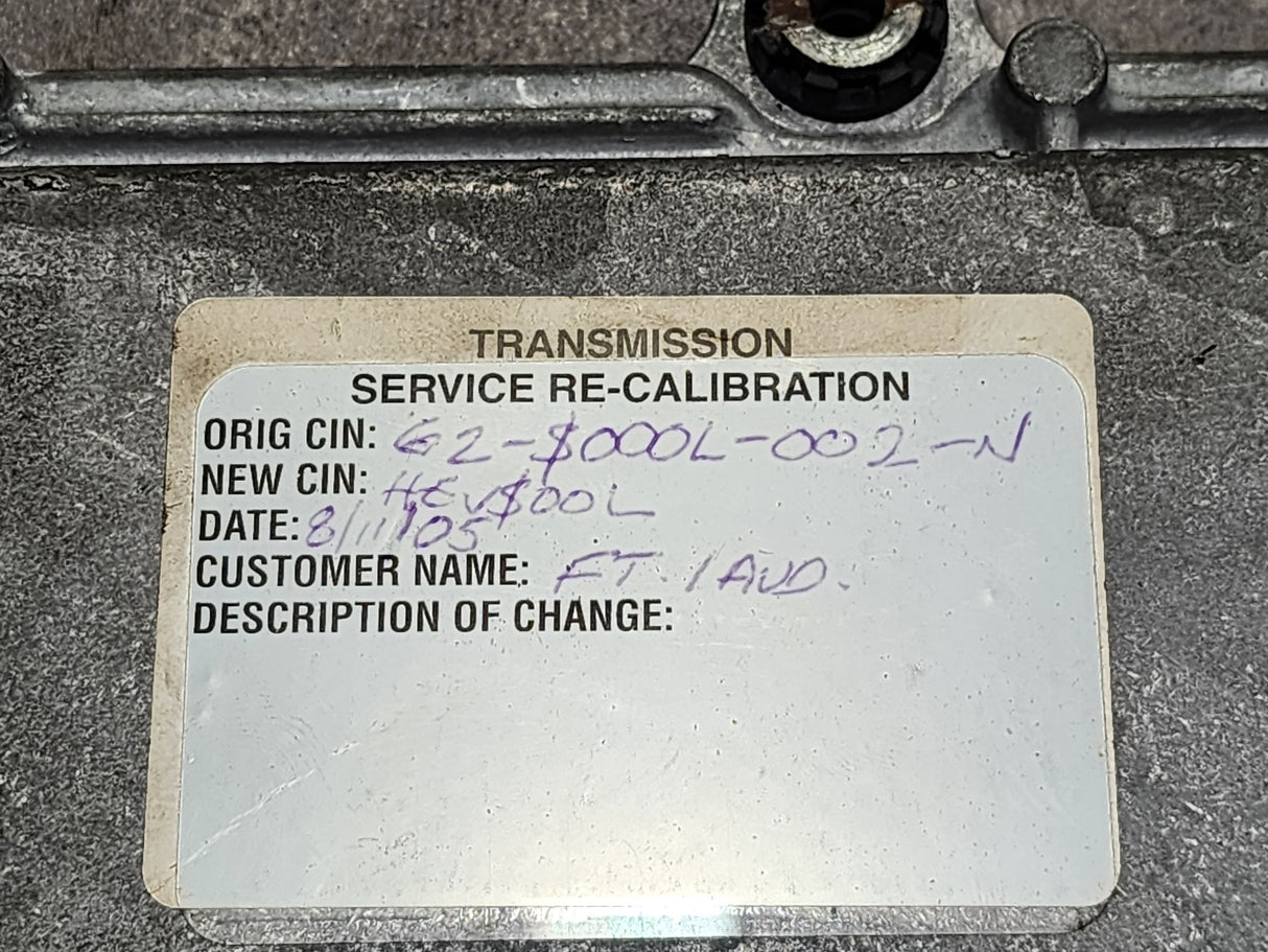 2004 Allison EP40/50 ECU-TCM For Sale Part # 29542021
