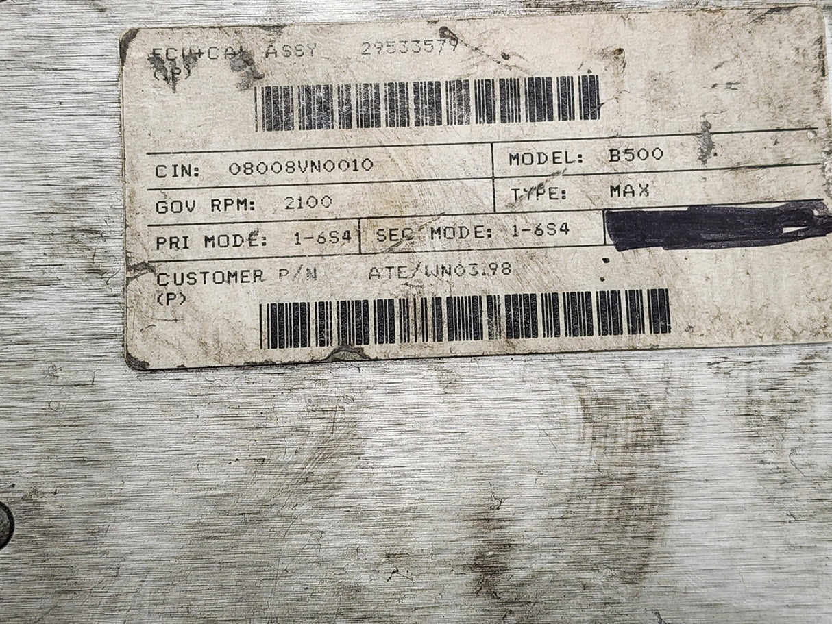 Allison B500 TCM Part # 29530444, Model No MCU2406