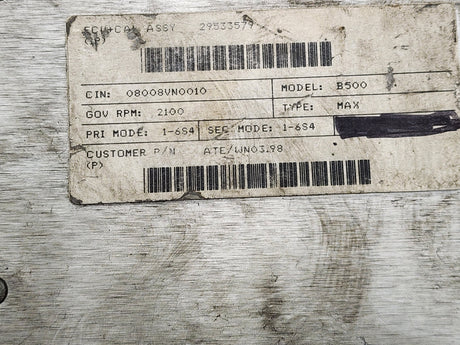 Allison B500 TCM Part # 29530444, Model No MCU2406