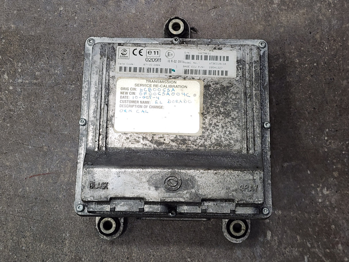 2004 Allison TCM Part # 29541227 For Sale, e11, 020911, 10R-020911