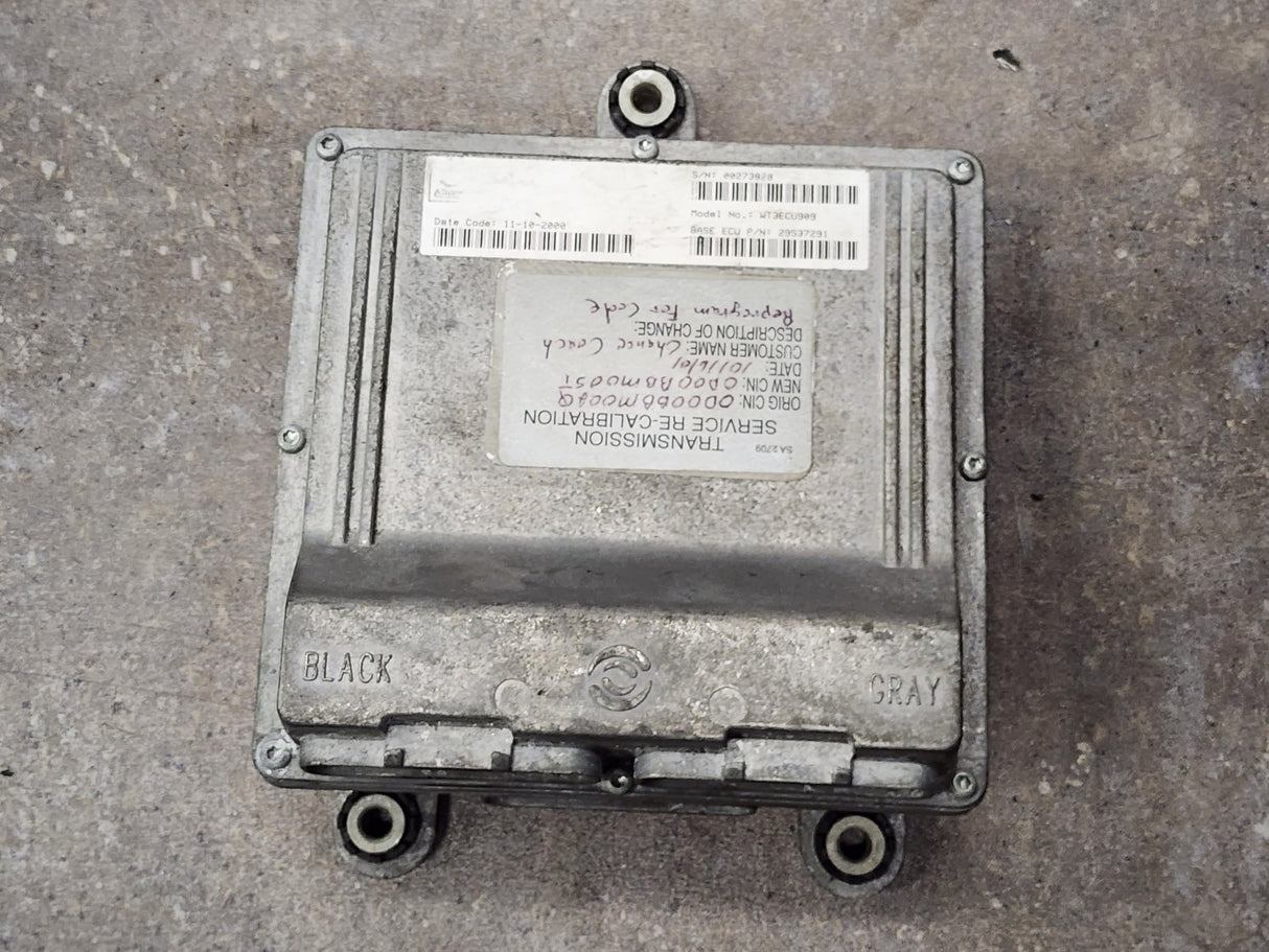 2000 Allison TCM Part # 29537291 For Sale, Model No. WT3ECU909