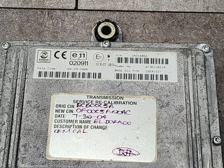 2004 Allison TCM Part # 29541227 For Sale, e11, 020911, 10R-020911