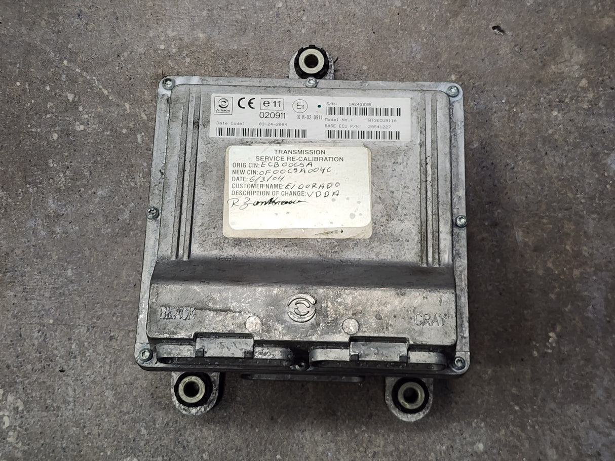 2004 Allison TCM Part # 29541227 For Sale, e11, 020911, 10R-020911