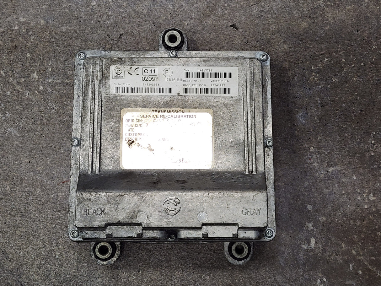 2003 Allison TCM Part # 29541227 For Sale, e11, 020911, 10R-020911