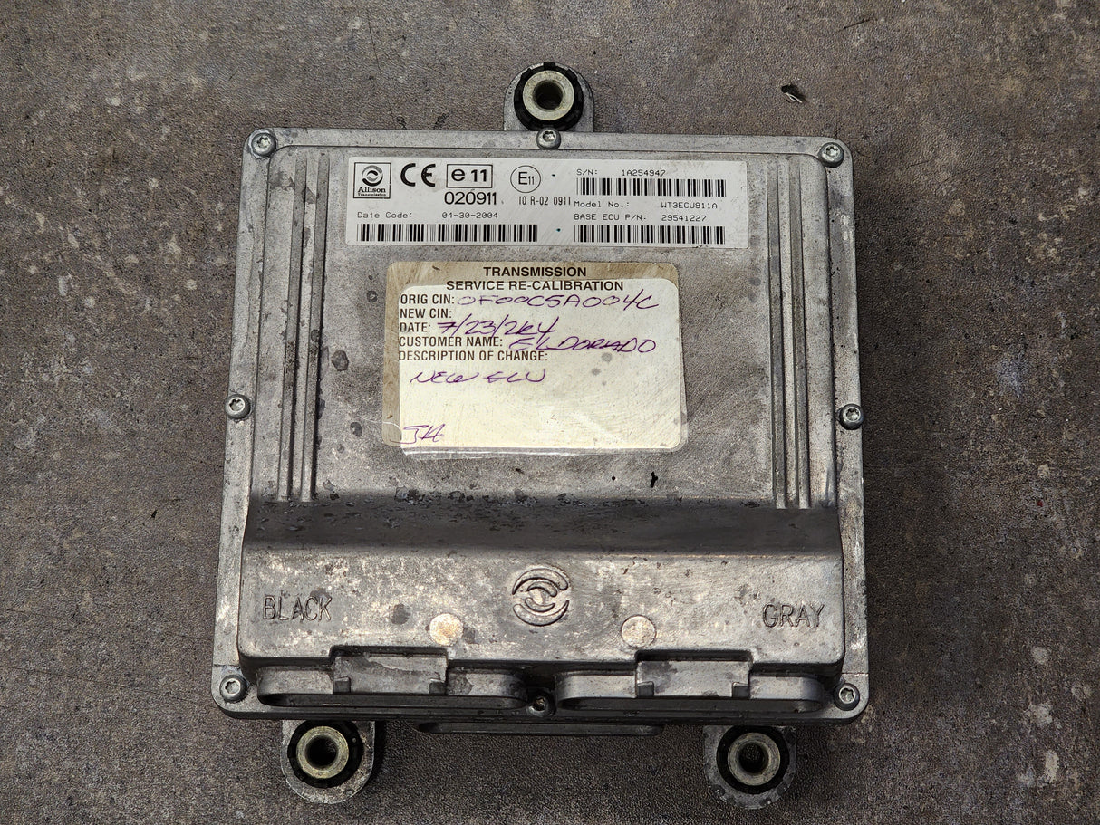 2004 Allison TCM Part # 29541227 For Sale, e11, 020911, 10R-020911