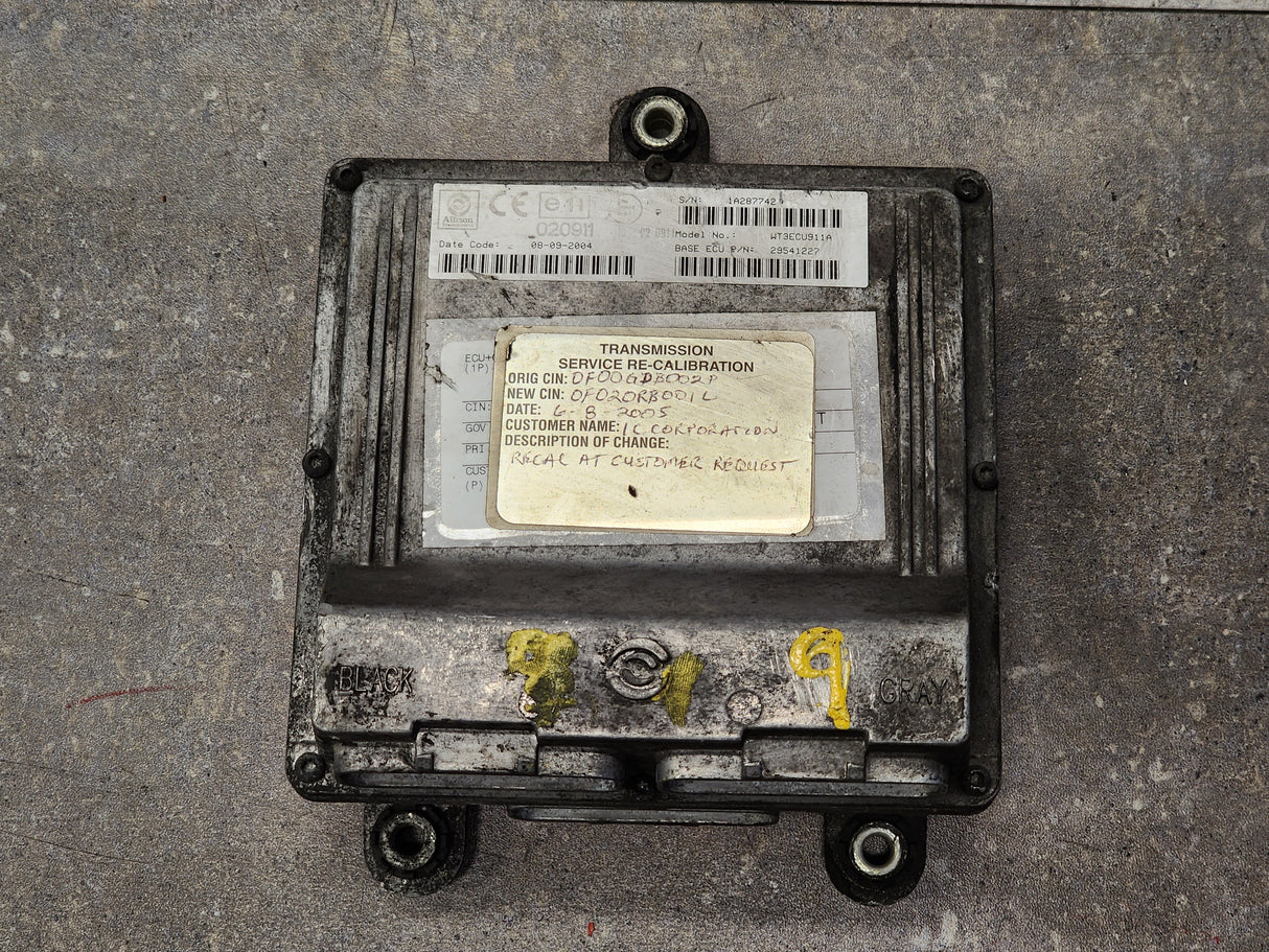 2004 Allison TCM Part # 29541227 For Sale, e11, 020911, 10R-020911