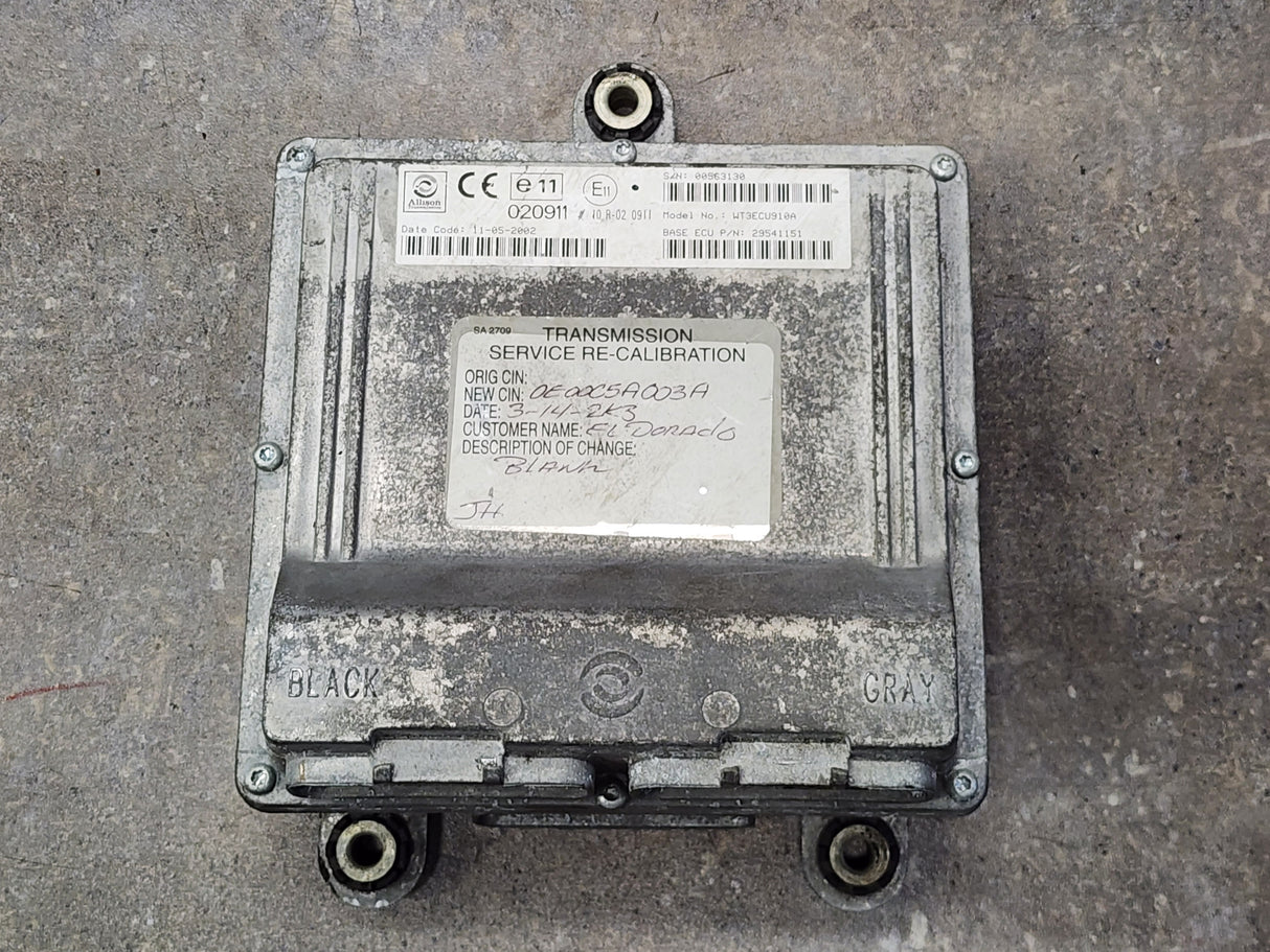 2002 Allison TCM Part # 29541151 For Sale, e11, 020911, 10R-020911