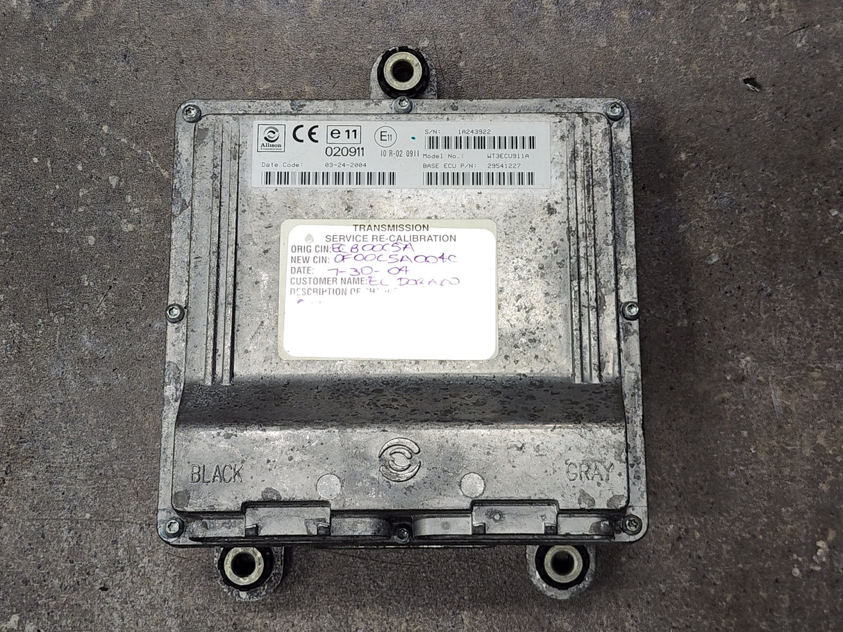 2004 Allison TCM Part # 29541227 For Sale, e11, 020911, 10R-020911