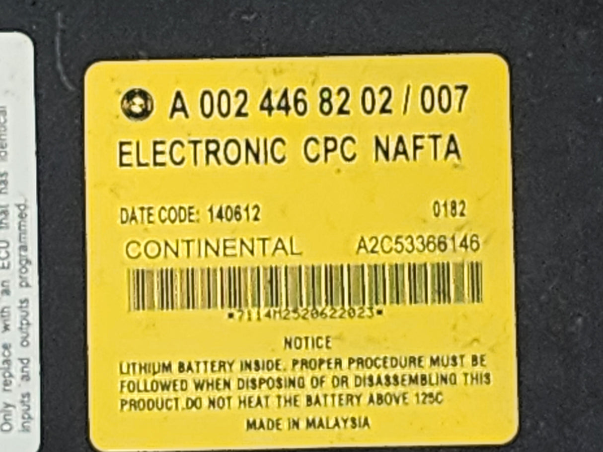 Freightliner Cascadia Body Control Module Part # A0024468202/007 For Sale