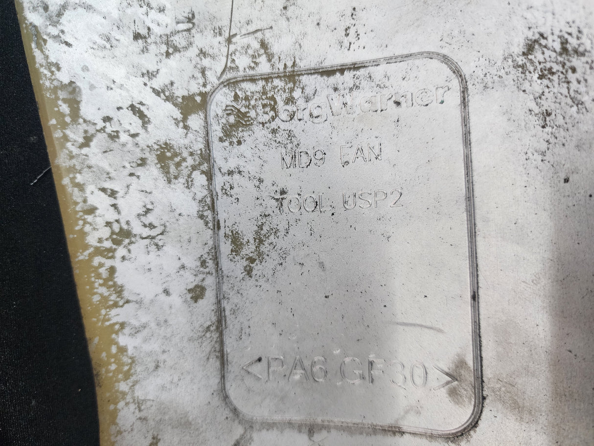 Borg Warner 25” Fan Blade MD9 For Sale, 25 Inches, 9 Blade, Part # 147 D115