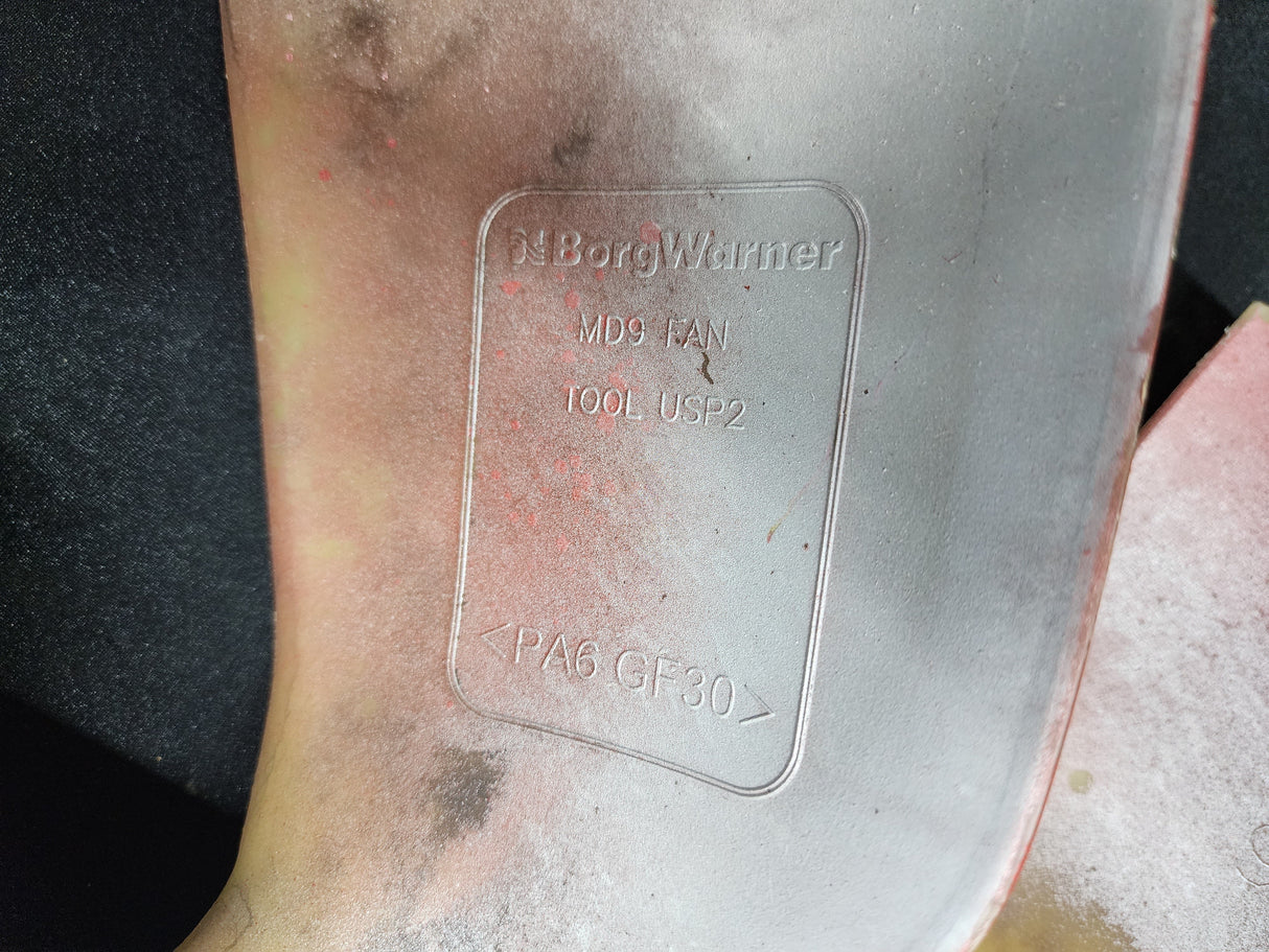 Borg Warner 25” Fan Blade MD9 For Sale, 25 Inches, 9 Blade, Part # 147 D115