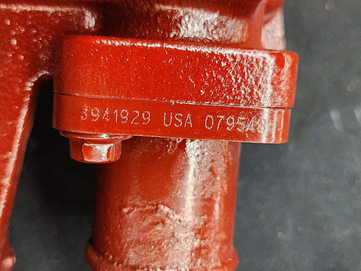 Cummins ISB 6.7L Water Outlet/Alternator Bracket, Water Inlet Connection, & Belt Tensioner For Sale