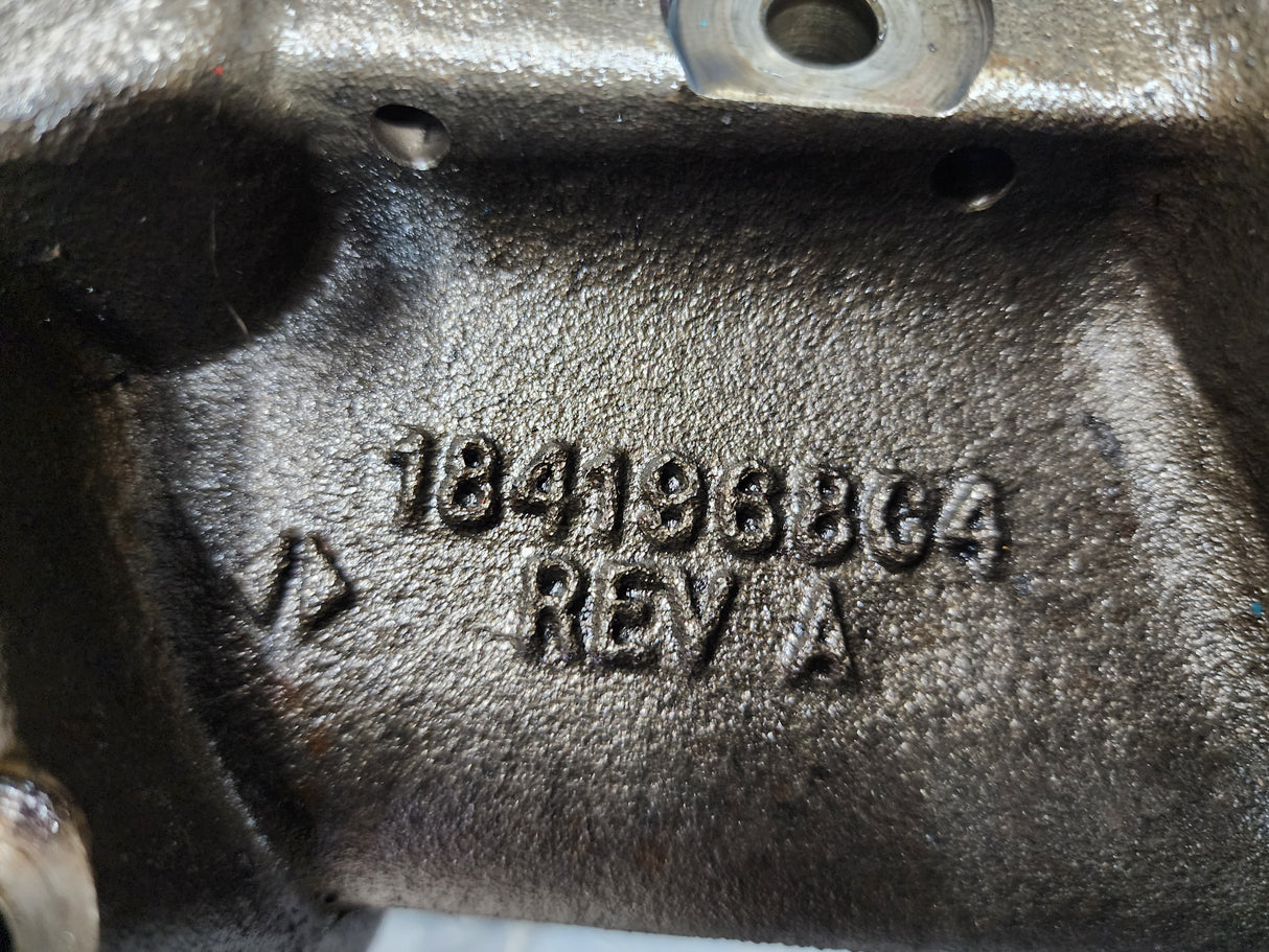 International DT466E EGR Diesel Engine Fuel and Oil Manifold Rail Part# 1841968C4 For Sale