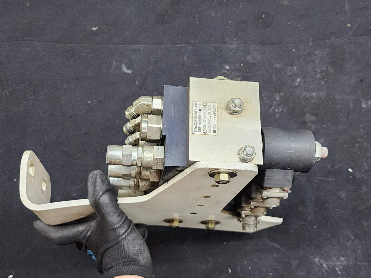 HYDRA-FORCE Hydraulic Control Valve Manifold Assembly 10655615-001, 24VDC