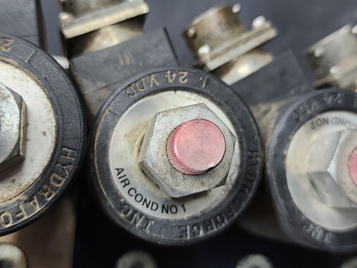 HYDRA-FORCE Hydraulic Control Valve Manifold Assembly 10655615-001, 24VDC