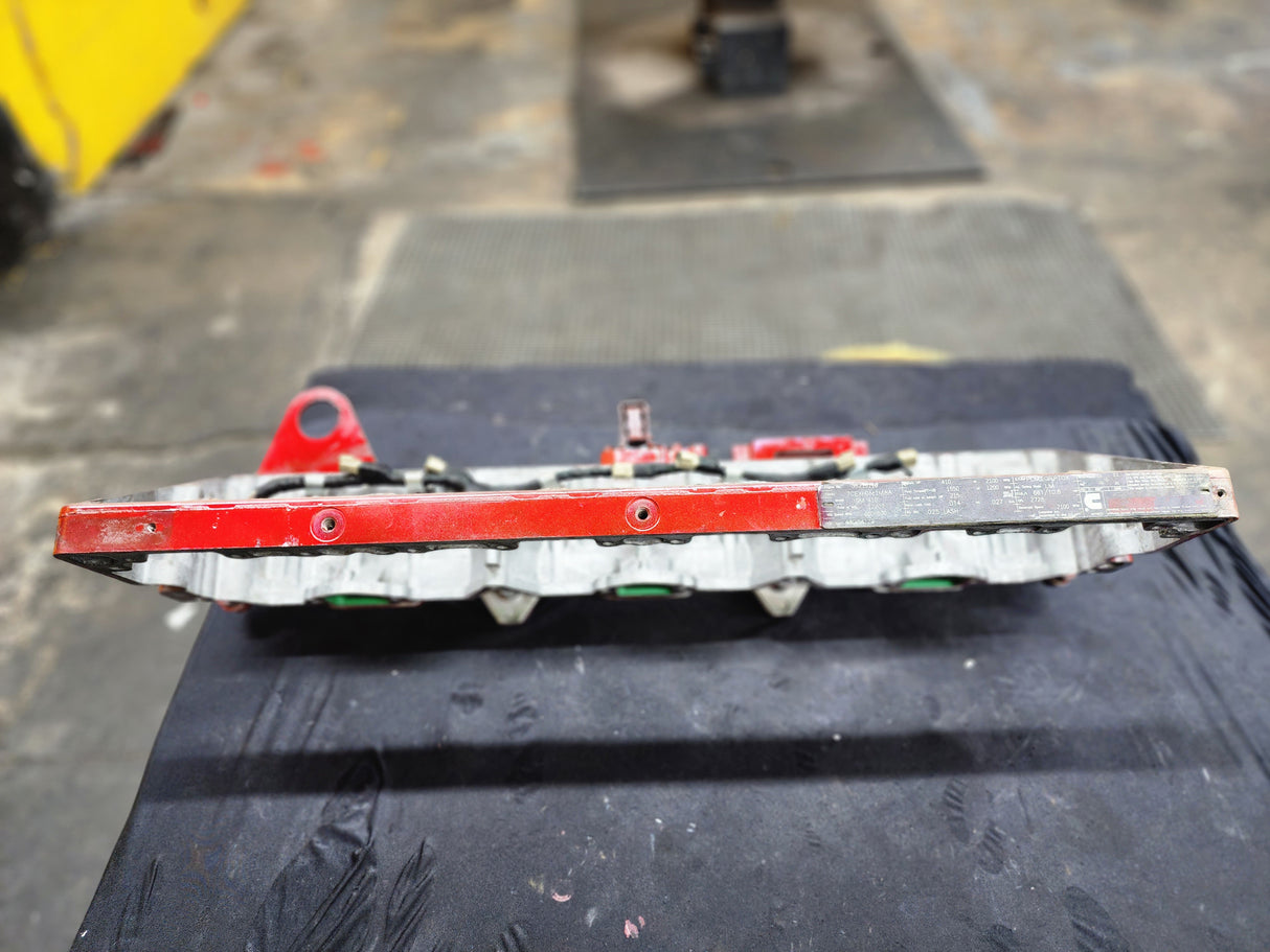 2008 Cummins ISM 410 Diesel Engine Rocker Arm Housing with Front Lifting Bracket, EGR Valve, Air Intake Manifold & Wire Harness