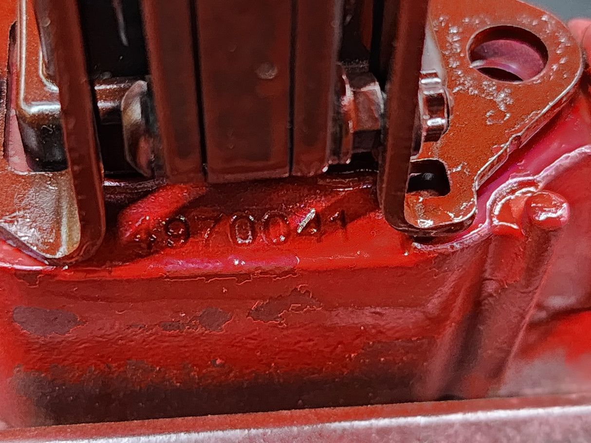 2008 Cummins ISM 410 Diesel Engine Rocker Arm Housing with Front Lifting Bracket, EGR Valve, Air Intake Manifold & Wire Harness