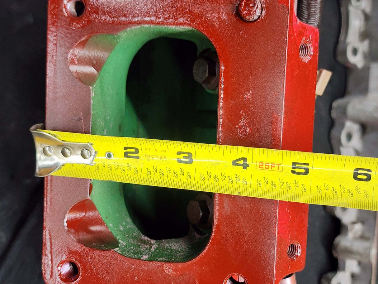 2008 Cummins ISM 410 Diesel Engine Rocker Arm Housing with Front Lifting Bracket, EGR Valve, Air Intake Manifold & Wire Harness