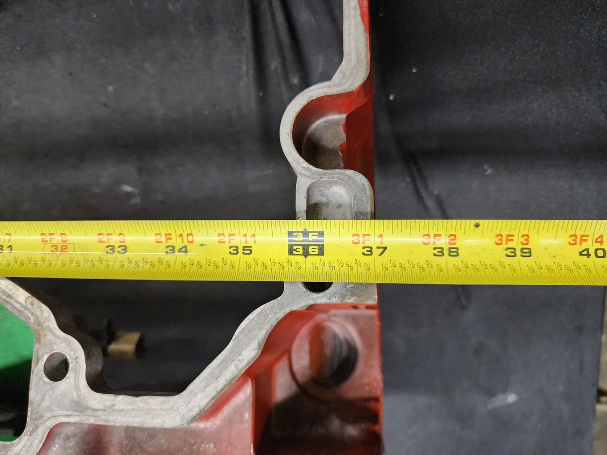 2008 Cummins ISM 410 Diesel Engine Rocker Arm Housing with Front Lifting Bracket, EGR Valve, Air Intake Manifold & Wire Harness