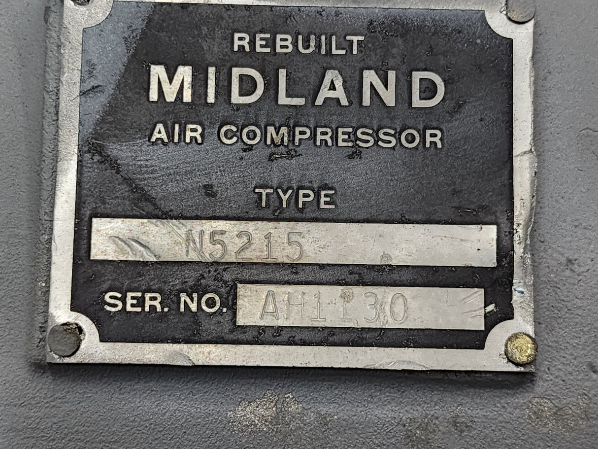 Midland International Air Compressor N5215 For Sale