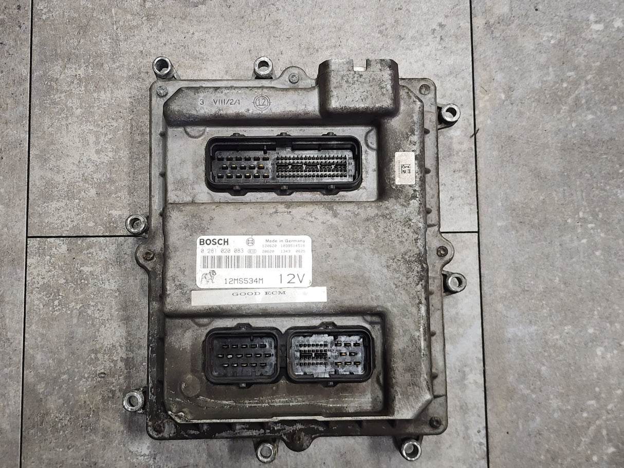 2005 Mack ECM Part # 12MS534M, 12V, Bosch Part # 0 281 020 083