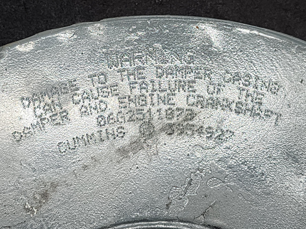 Cummins ISB Viscous Vibration Damper 3954927 For Sale