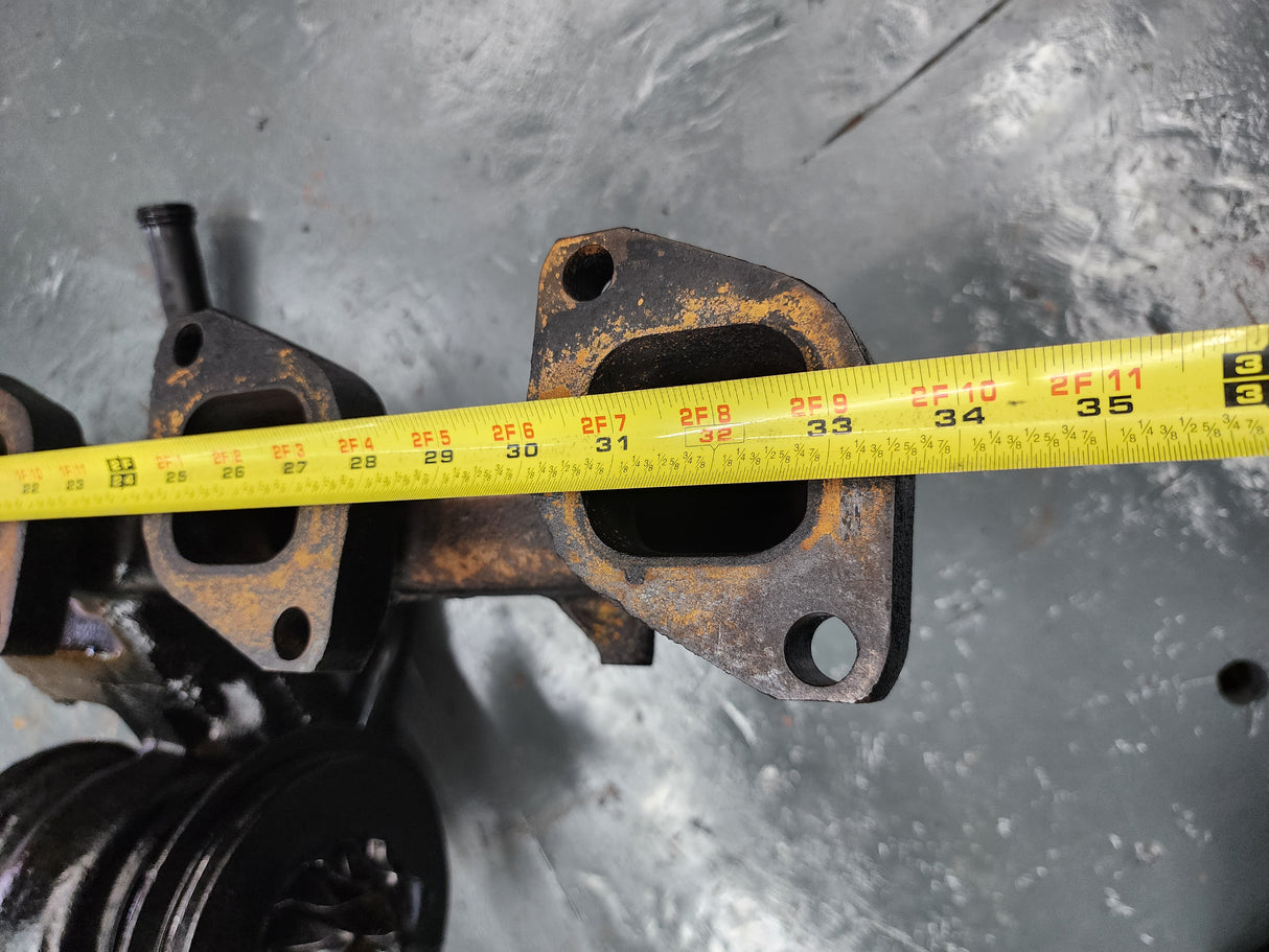 Mack E7 Turbocharger and Exhaust Manifold 104GC5164M, 104GC5163M with Turbocharger 631GC5144M4D