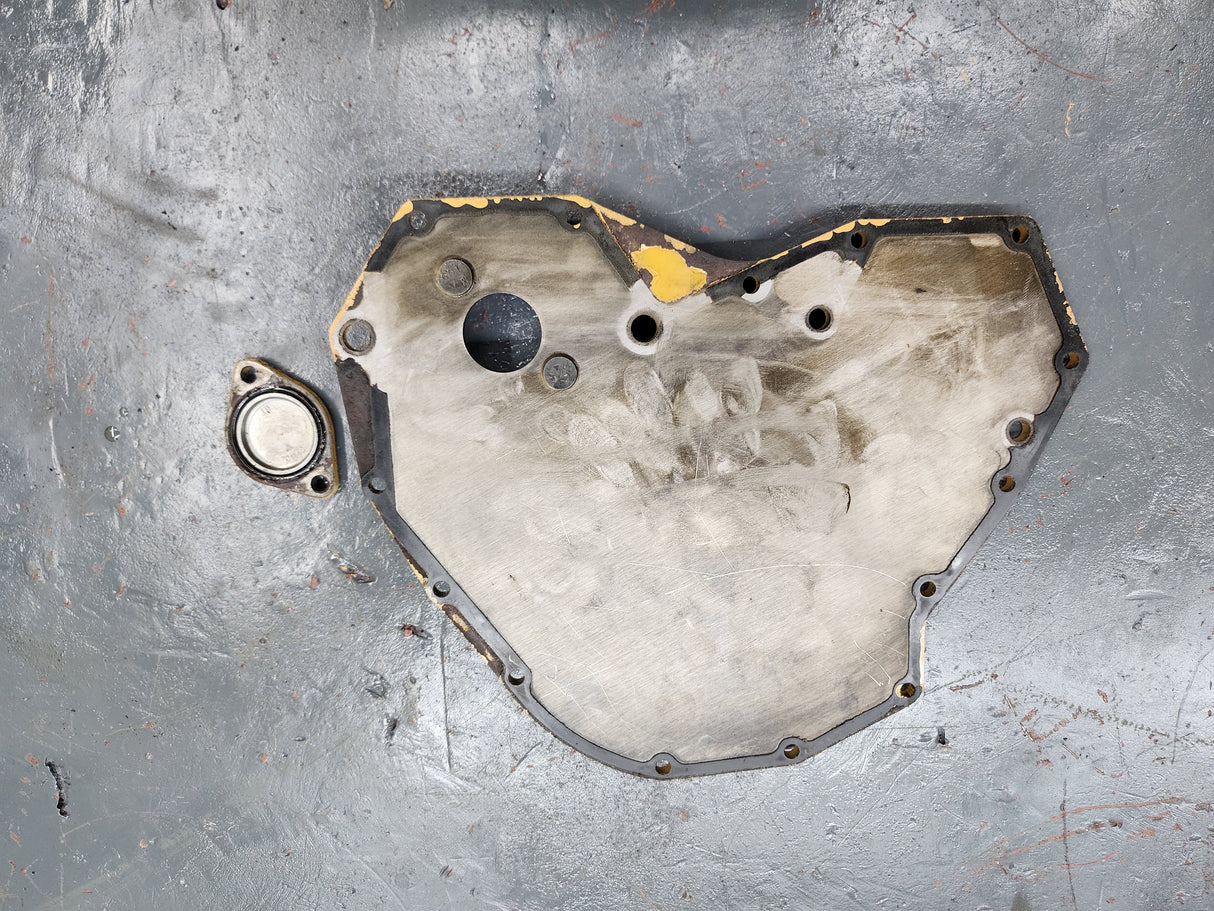 2006 Caterpillar C7 Timing Cover Plate 7E-8050 01 For Sale