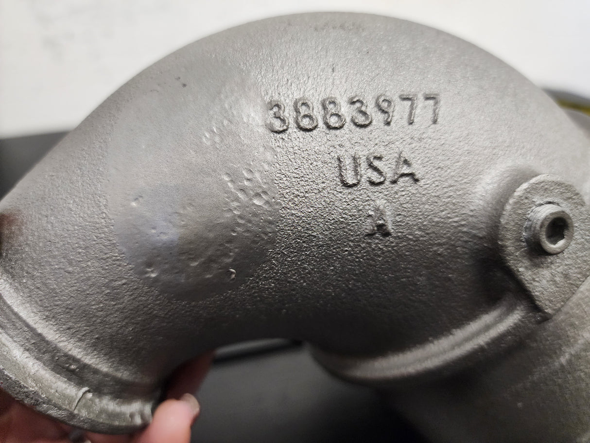 CUMMINS ISM DIESEL ENGINE 3883977 Air Transfer Elbow Tube For Sale