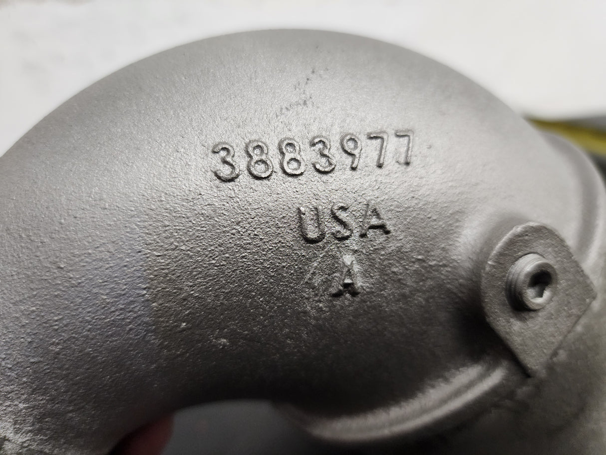 CUMMINS ISM DIESEL ENGINE 3883977 Air Transfer Elbow Tube For Sale