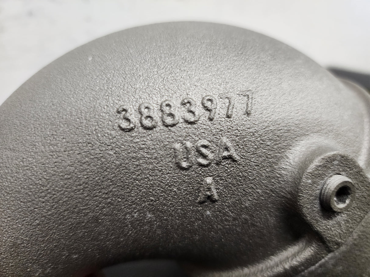 CUMMINS ISM DIESEL ENGINE 3883977 Air Transfer Elbow Tube For Sale