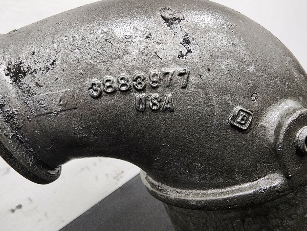 CUMMINS ISM DIESEL ENGINE 3883977 Air Transfer Elbow Tube For Sale