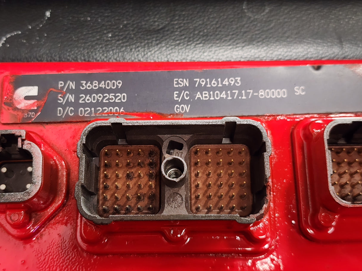 Cummins ISX ECM Part # 3684009 For Sale