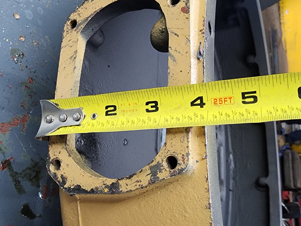Caterpillar 3126 Flywheel Housing 100-6553-00- With Mounting Brackets For Sale