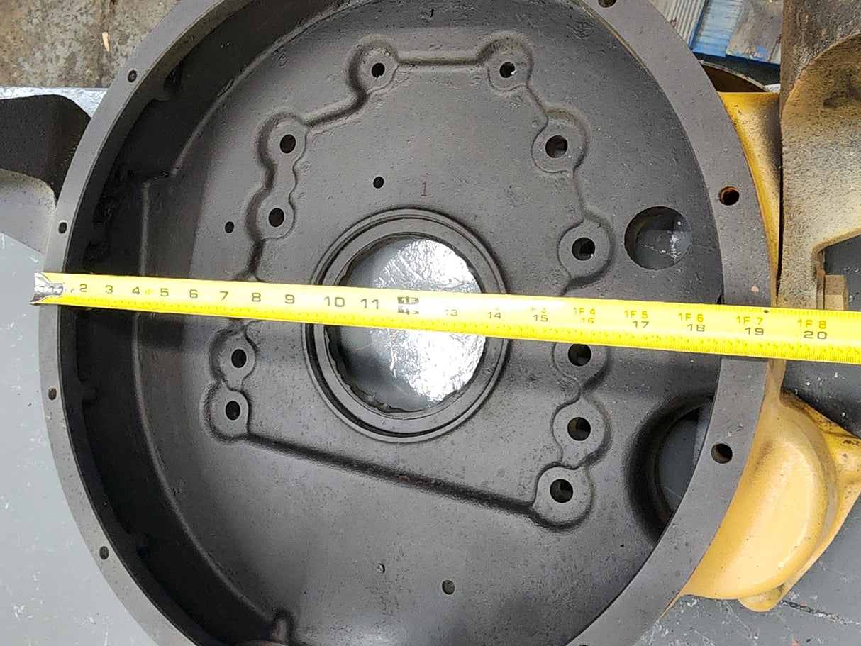 Caterpillar 3126 Flywheel Housing 100-6553-00- With Mounting Brackets For Sale