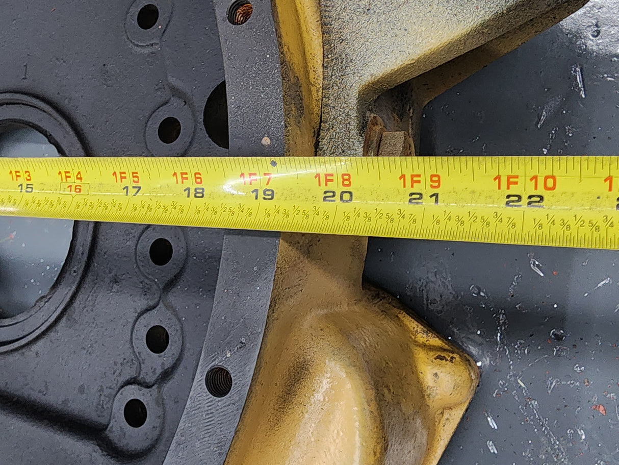 Caterpillar 3126 Flywheel Housing 100-6553-00- With Mounting Brackets For Sale