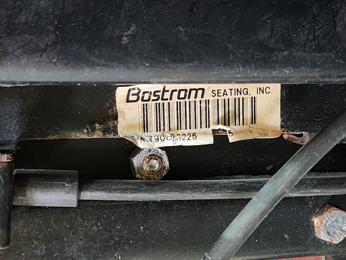 Bostrom T915 Freightliner Cascadia Blue Cloth Air Ride Seat with Mounting Plate For Sale